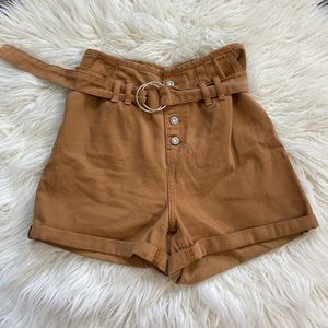 Free People Paper Bag Shorts